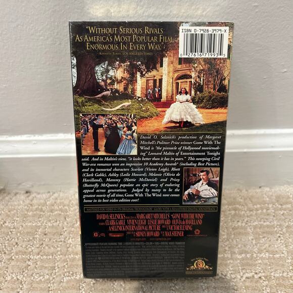 Gone With the Wind (VHS, 1998, Digitally Re-Mastered) - Picture 3 of 4